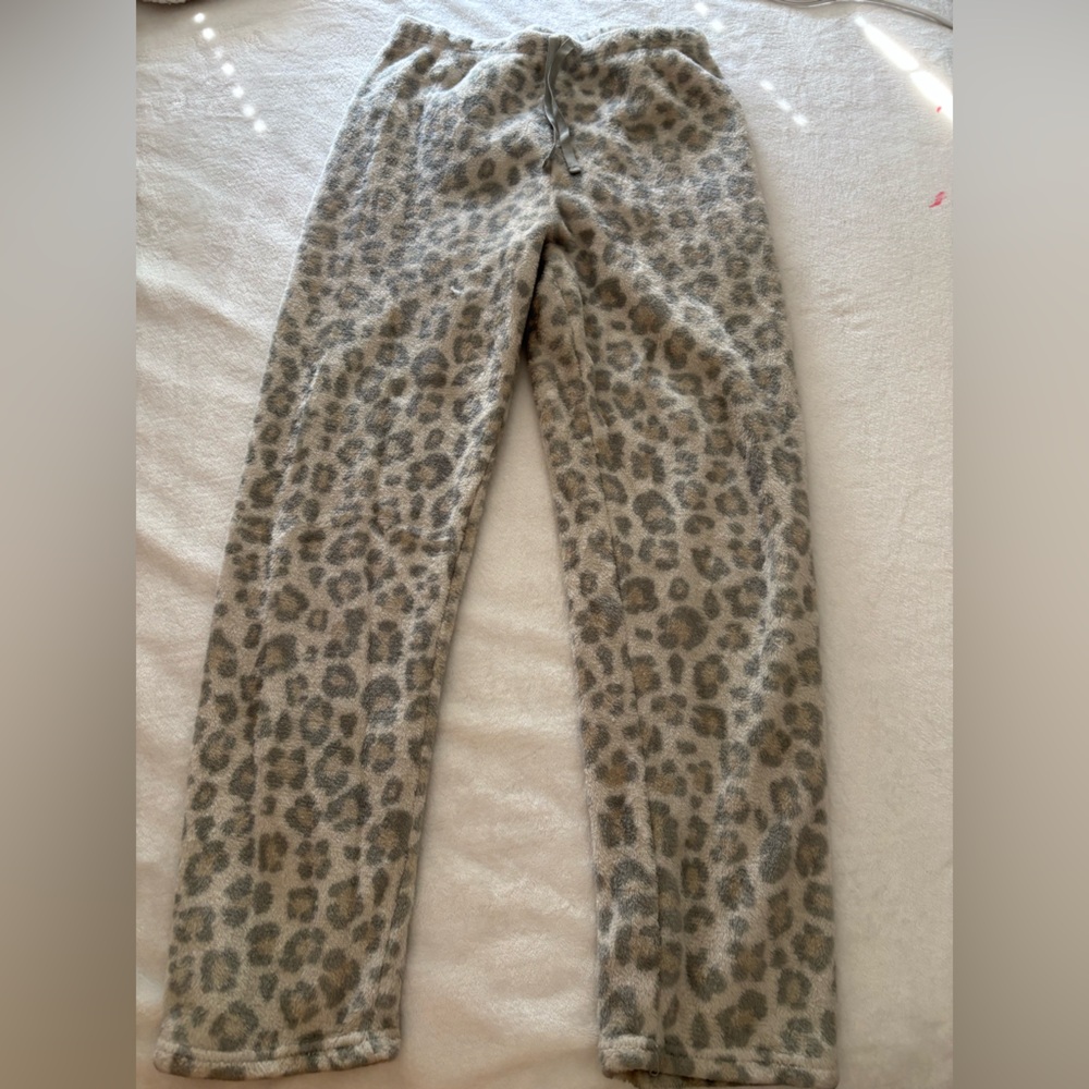 Leopard Print Pijama Pants